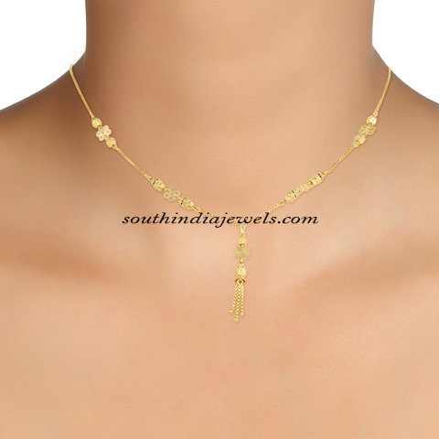 Gold Chains design from Tanishq