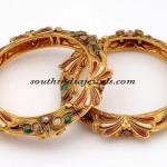 Designer gold bangles from forever jewel