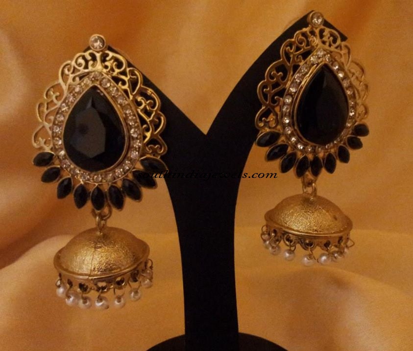 Designer Jewellery Antique Jhumkas