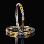 Diamond bangle promotional picture from Manubhai Jewellers