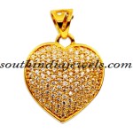 22K Gold heart Pendant with price