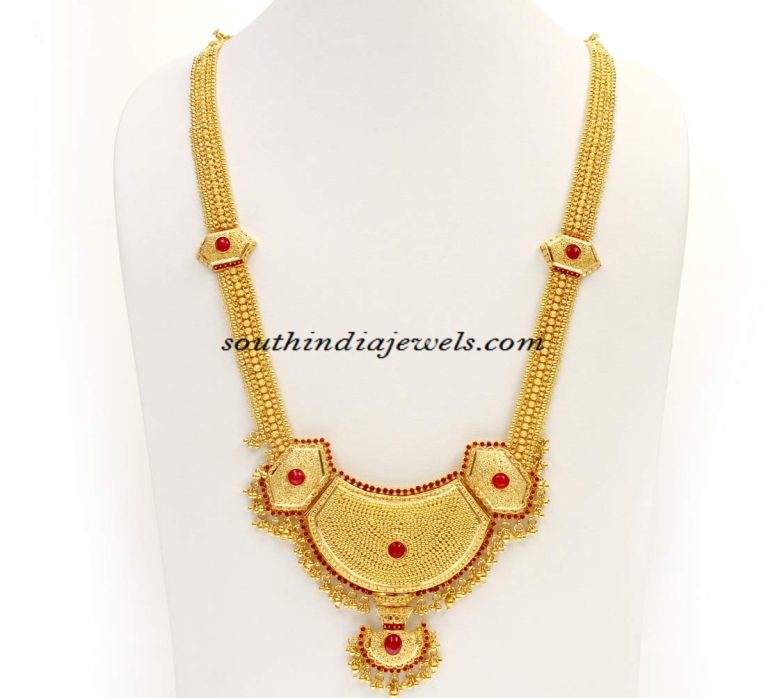 Kerala Jewellery design Gold haram