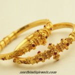 22K Gold Antique Bangle