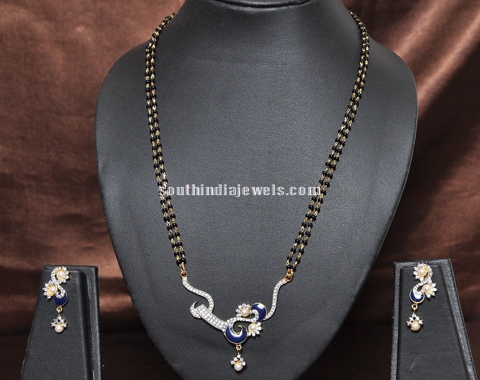 Black Beaded Necklace design