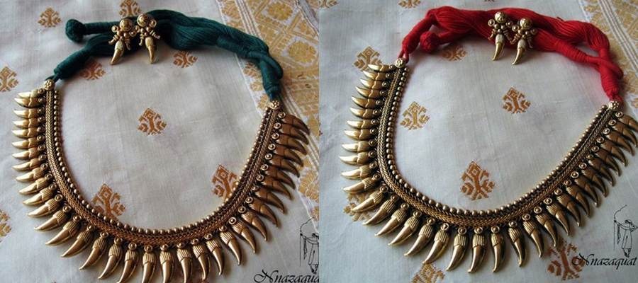 Hand Crafted antique tribal necklace set