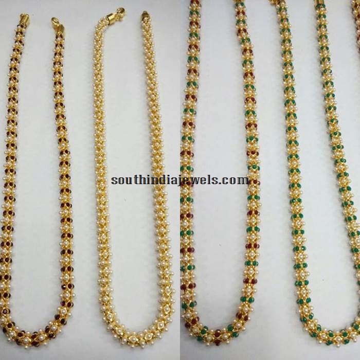 Imitation Pearl Chains Collections