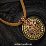 Yellow Gold Pendant from Karpagam Jewellers