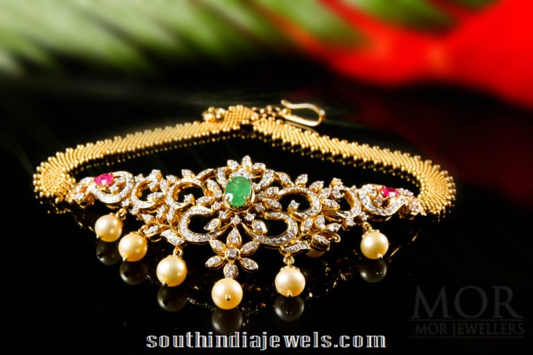 Diamond Necklace cum Dandapatti multipurpose jewellery