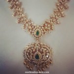 Latest Diamond Long Necklace Design