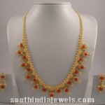 Gold Coral Necklace Design