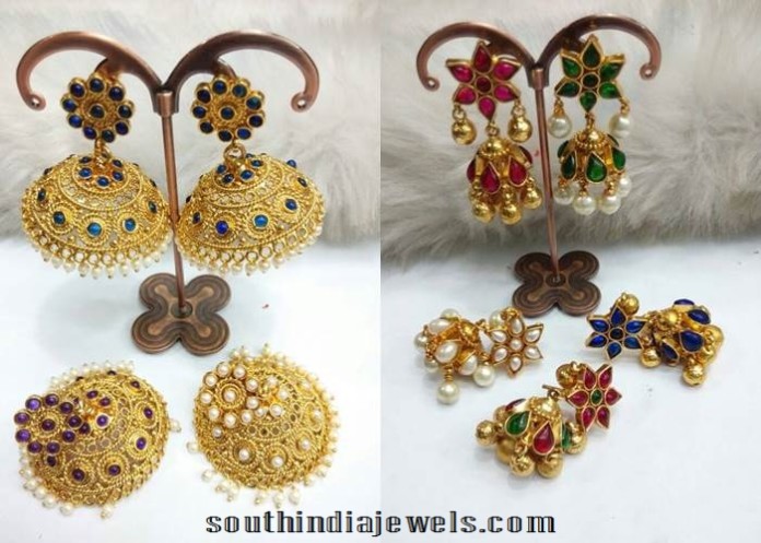 Latest Imitation Jhumka Designs 2015 - South India Jewels