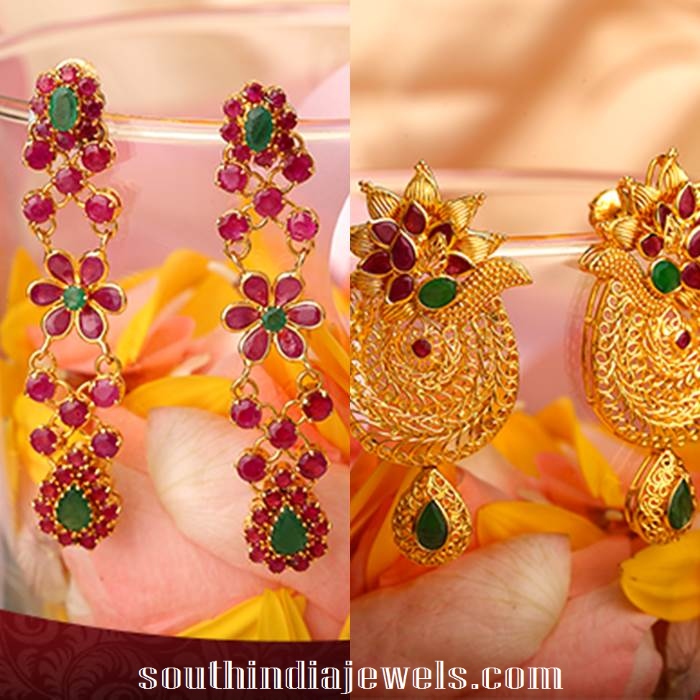 Latest Gold Earring Designs from Kalyan Jewellers