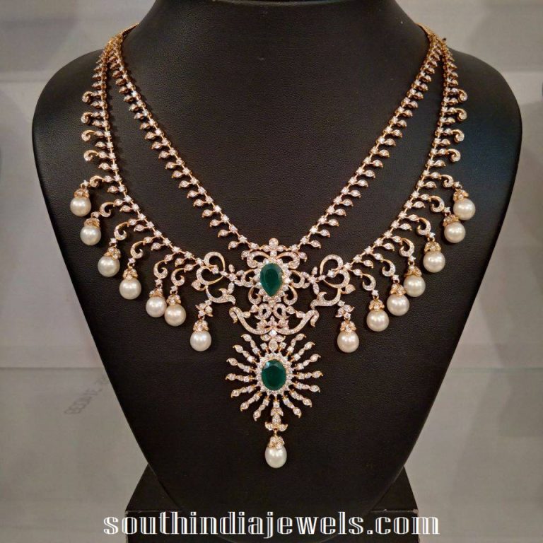 South Indian Bridal Diamond Jewellery - South India Jewels