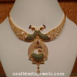 Light Weight Peacock Necklace