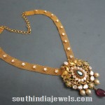 Uncut Diamond Necklace Design