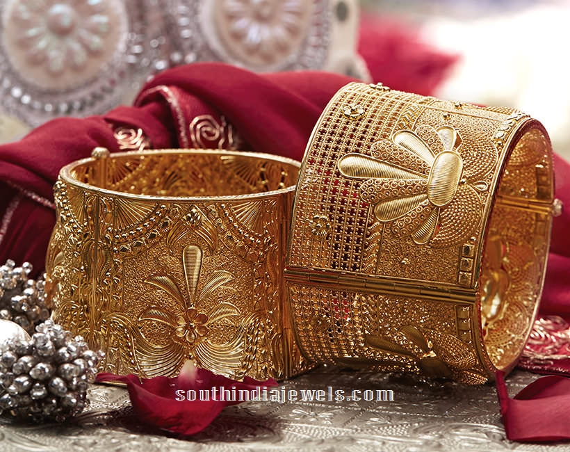22k gold bangles from tanishq