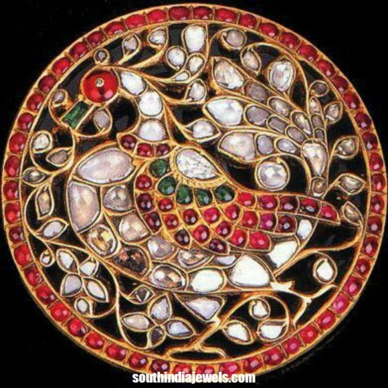 22k gold traditional peacck pendant from NAJ