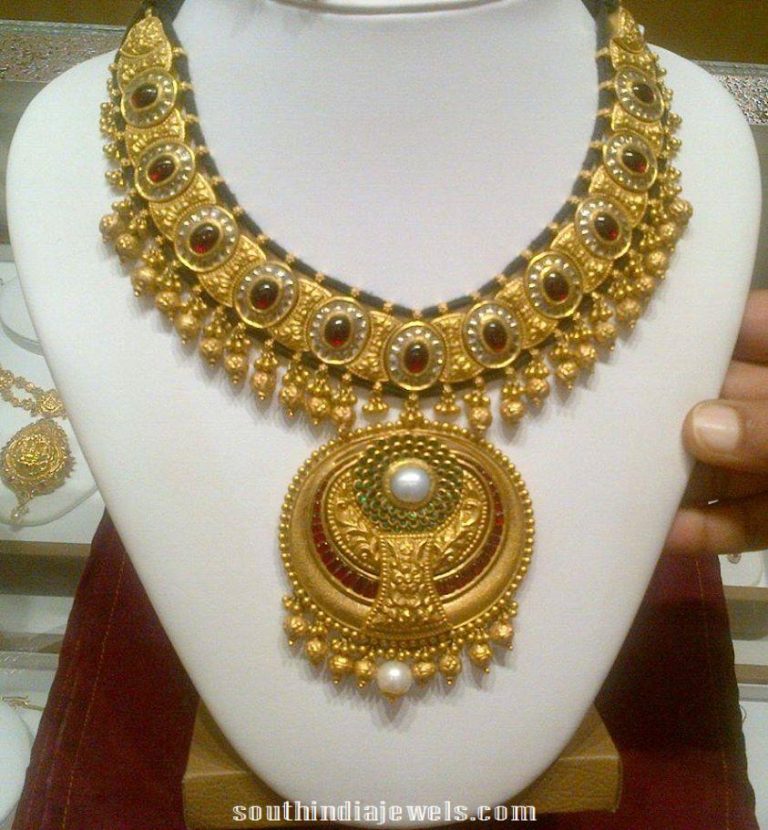 Designer Kundan Necklace latest model 2015