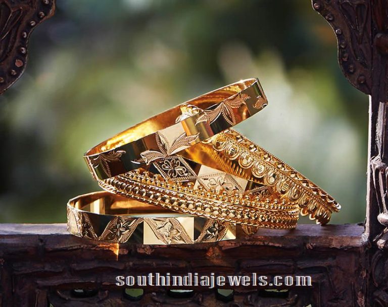 Gold bangle designs from Tanishq