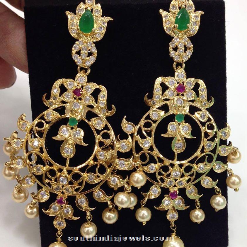 Imitation CZ Stone earrings latest design 2015