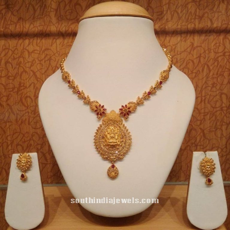 Latest temple jewellery neckalce from NAJ