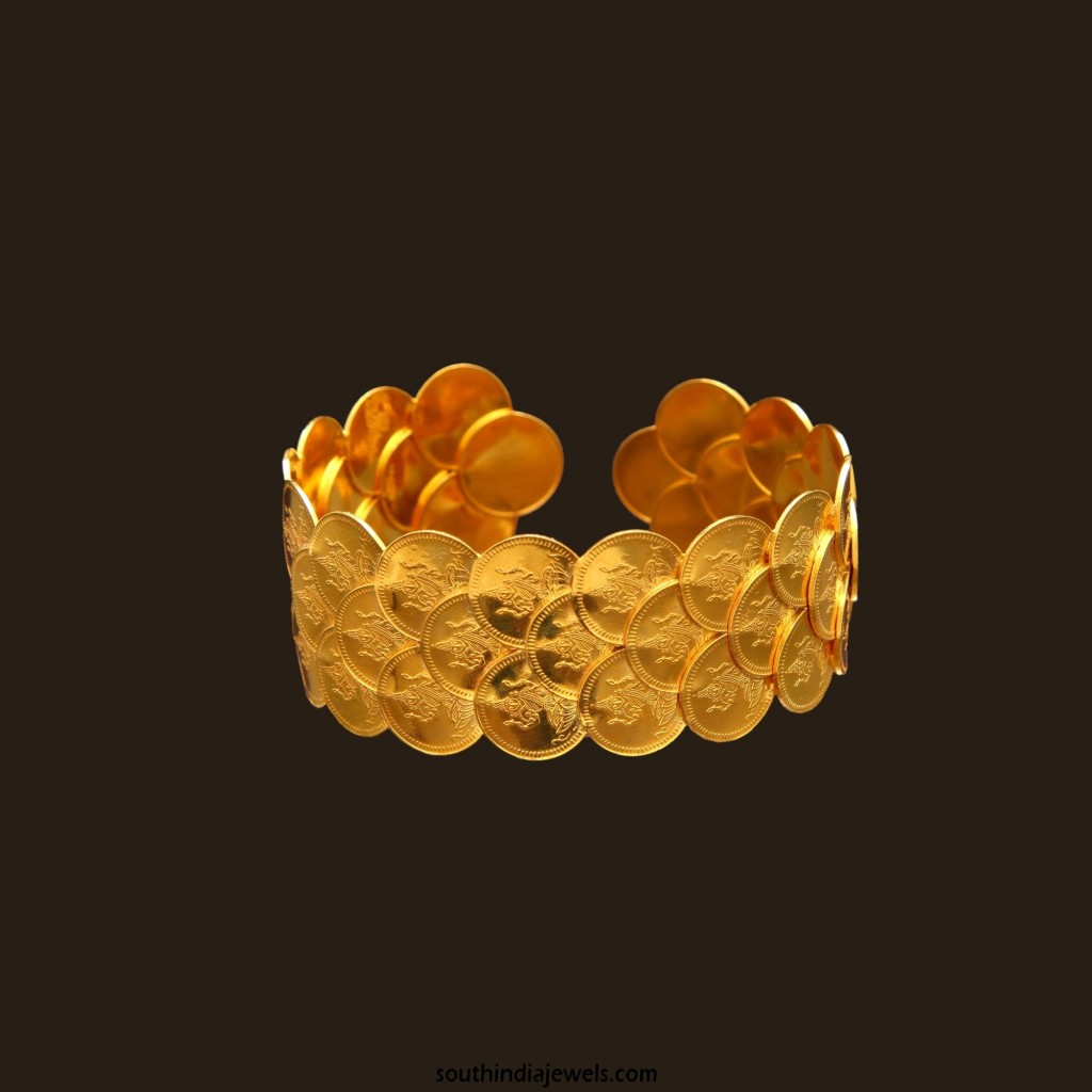 Gold Kasu Bangle Design from Vummudi Bangaru Jewellers