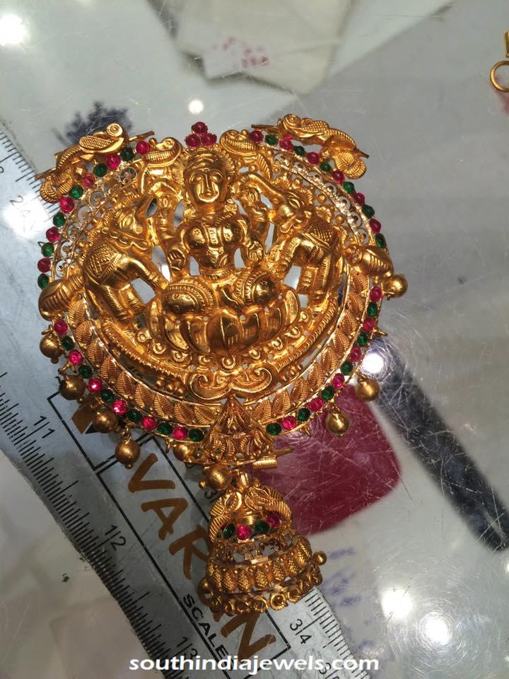 Temple Jewellery Lakshmi pendant design