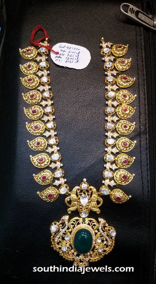 Antique Emerald Long Necklace Design