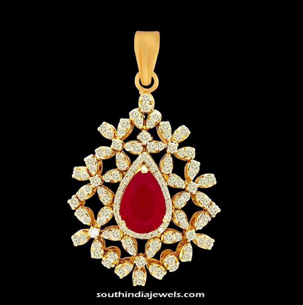 Diamond pendant model from Kothari Jewellery