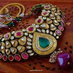 Gold Kundan Necklace From Manubhai