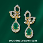 Fancy Diamond Emerald Earrings from GRT