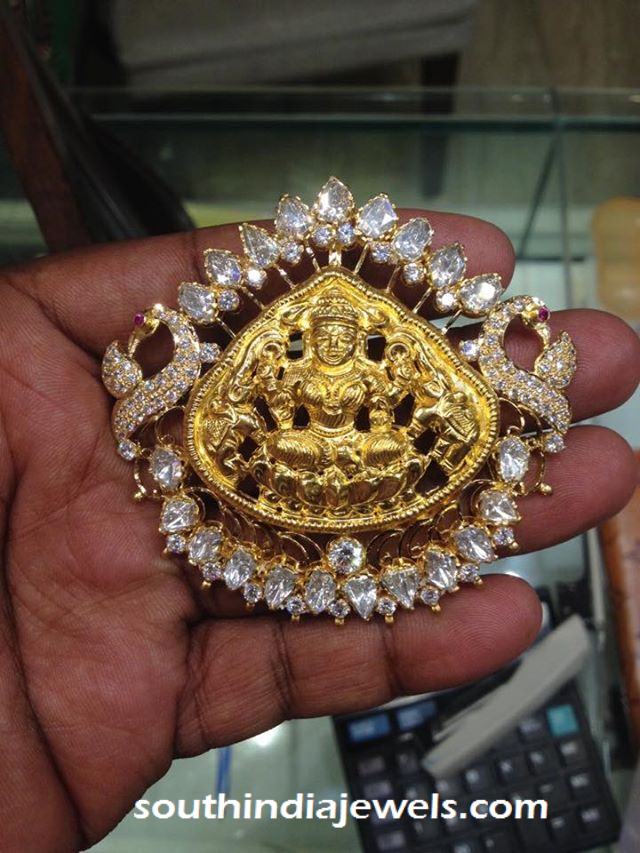 Temple Jewellery Lakshmi Pendant