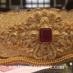 Gold Bridal Ottiyaman with weight details
