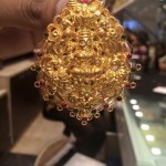 17 Grams Gold Lakshmi Pendant
