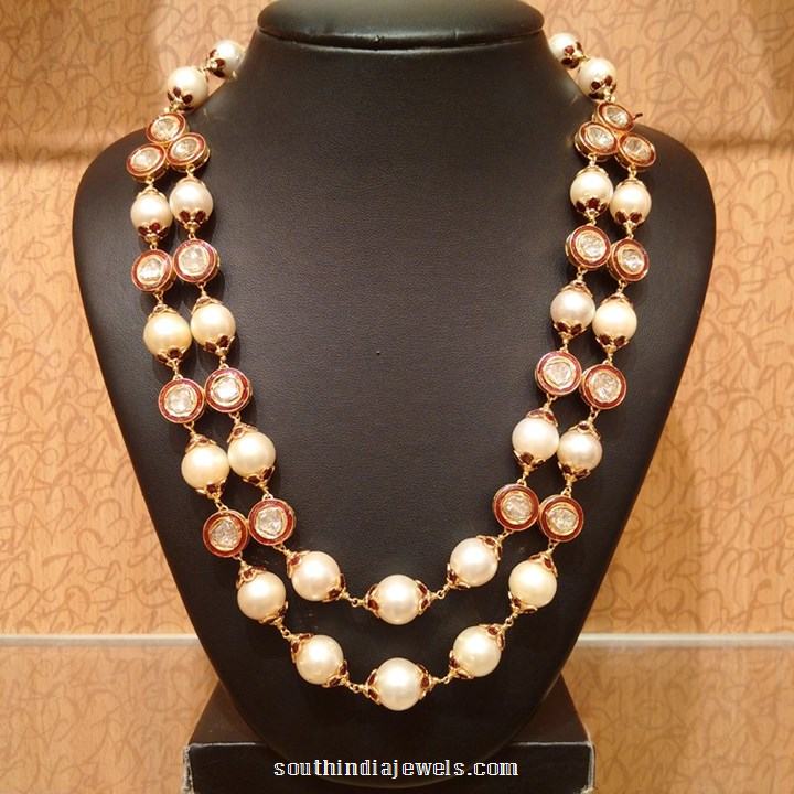 22k gold pearl mala necklace from NAJ