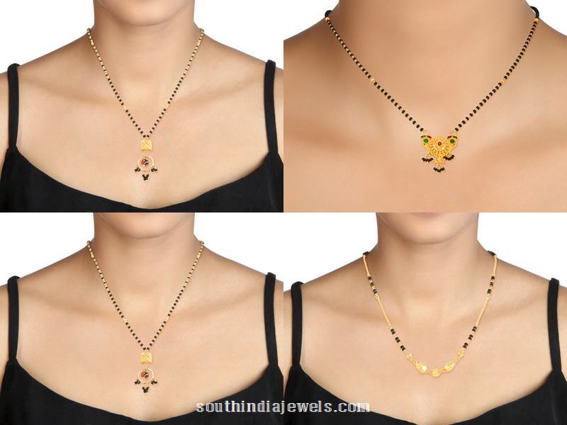 22k gold mangalsutra chains from Tanishq