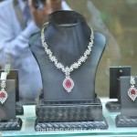 Floral Diamond Necklace and Earrings from PC Jewellers