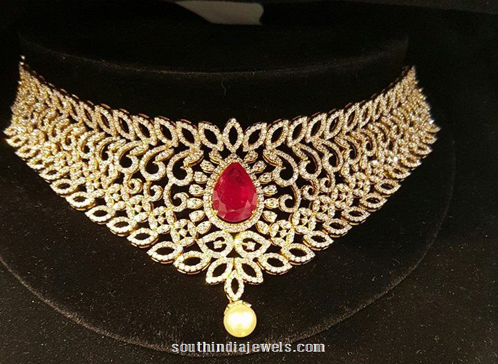 Diamond Choker from Balaji Jewellers