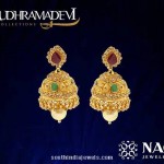 Gold Jhumka Design from NAC Rudramadevi Collections