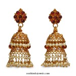 22K Gold Jhumka Earrings from Bhima Jewels