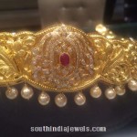 220 Grams Gold Vadanam with Pearls