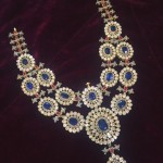 Diamond Sapphire Necklace Design