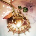 22K Gold Choker Necklace From Tanishq Divyam Collections