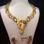 Beautiful Gold Floral Necklace