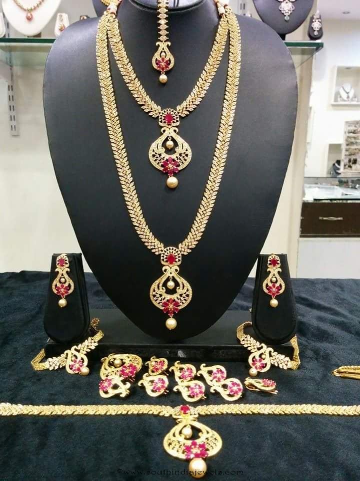 Indian Bridal Ruby Jewellery Sets