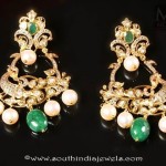 Gold Emerald Earrings from MOR Jewellers
