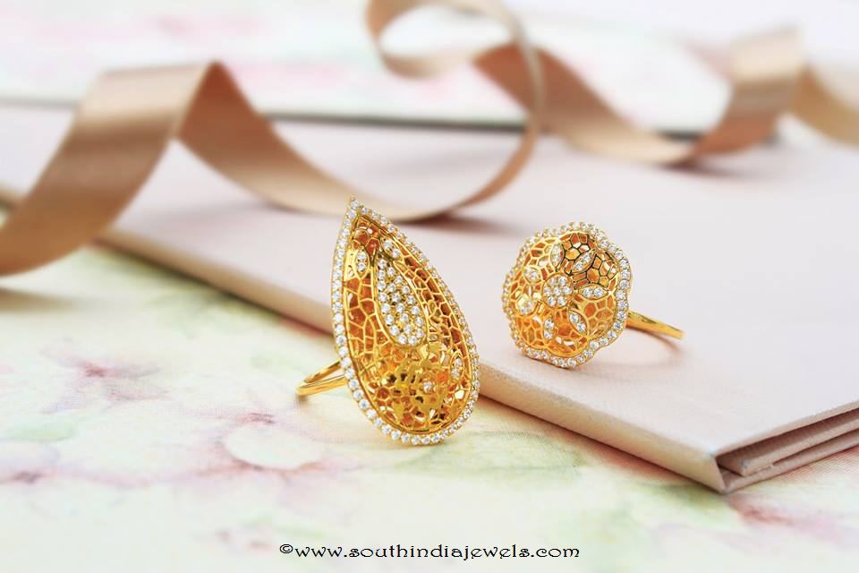 Gold rings from Manubhai Jewellers