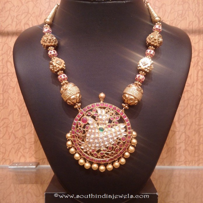 Heritage Gold Antique Mala - South India Jewels