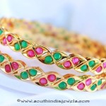 Imitation Ruby Emerald Bangle from Magha Store
