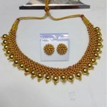 Imitation Short Necklace Design with Earrings